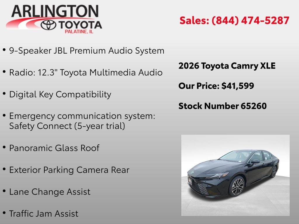 2026 Toyota Camry XLE