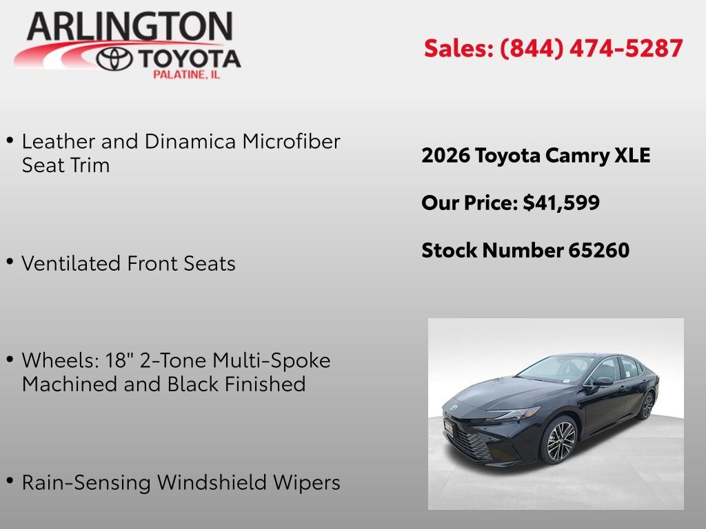 2026 Toyota Camry XLE