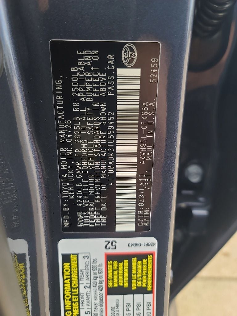 2026 Toyota Camry XLE