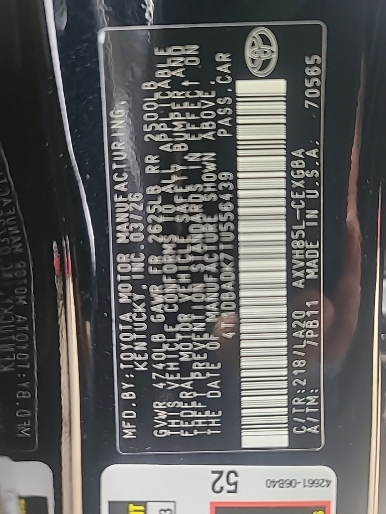 2026 Toyota Camry XLE