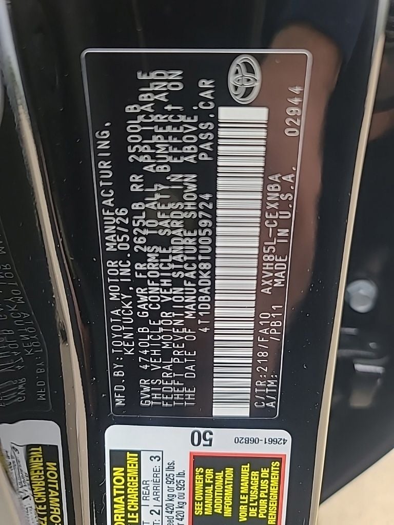 2026 Toyota Camry LE