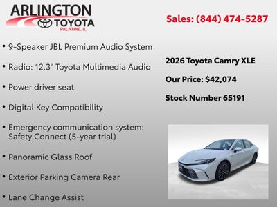 2026 Toyota Camry XLE