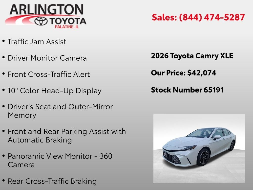 2026 Toyota Camry XLE