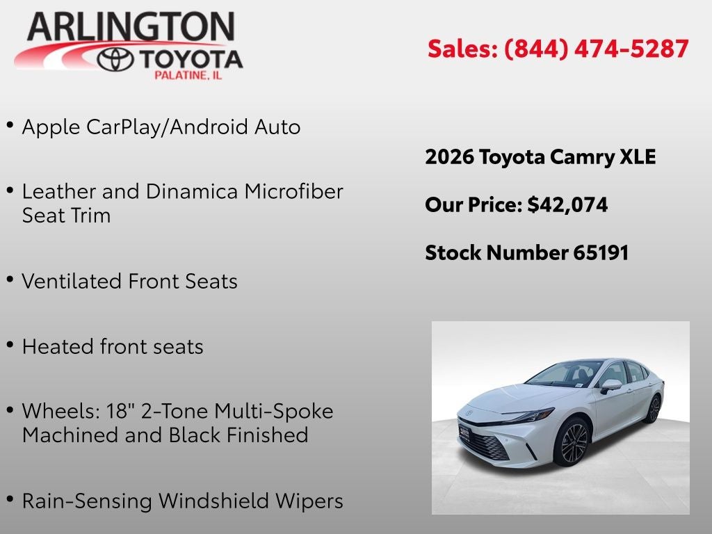 2026 Toyota Camry XLE