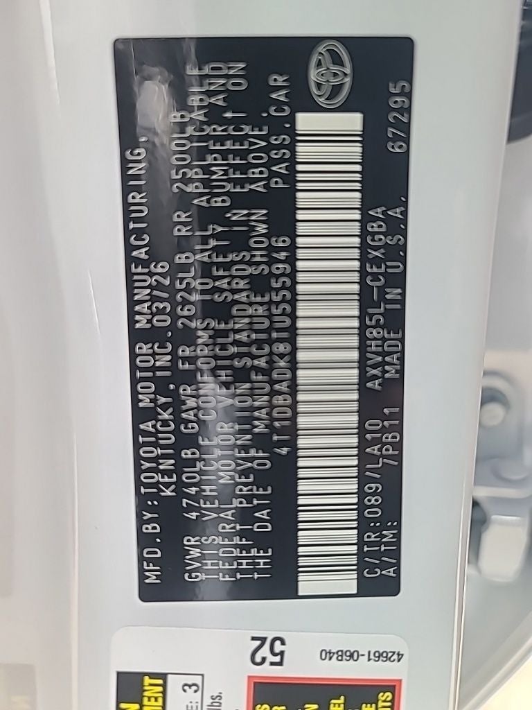 2026 Toyota Camry XLE