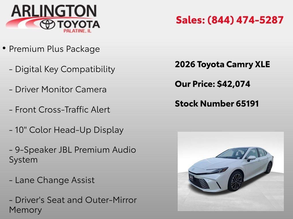 2026 Toyota Camry XLE