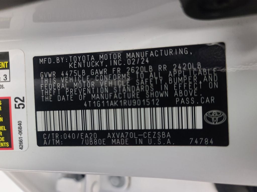 2024 Toyota Camry SE