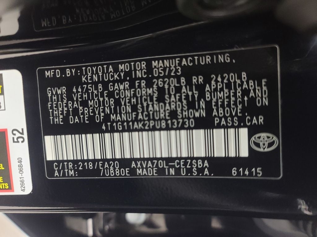 2023 Toyota Camry SE