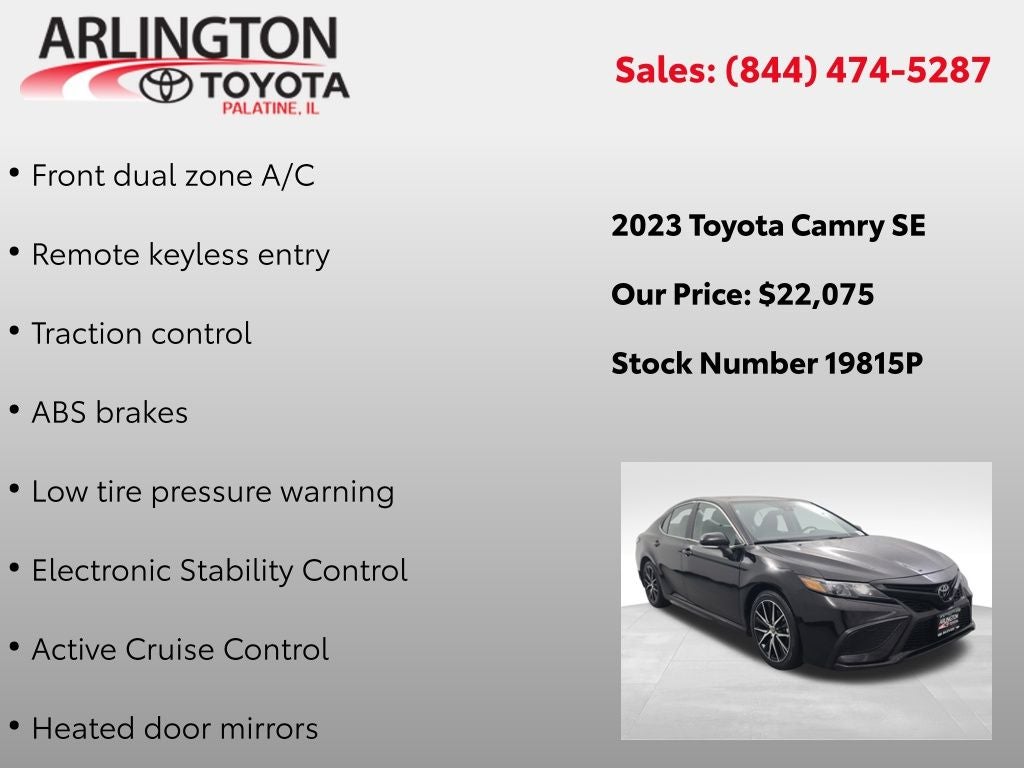 2023 Toyota Camry SE