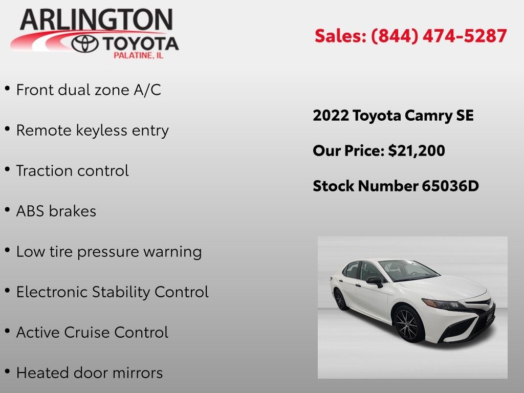 2022 Toyota Camry SE