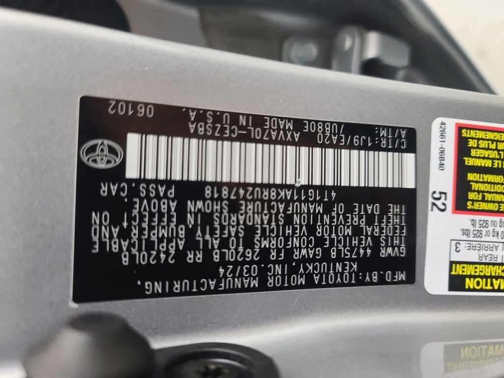 2024 Toyota Camry SE