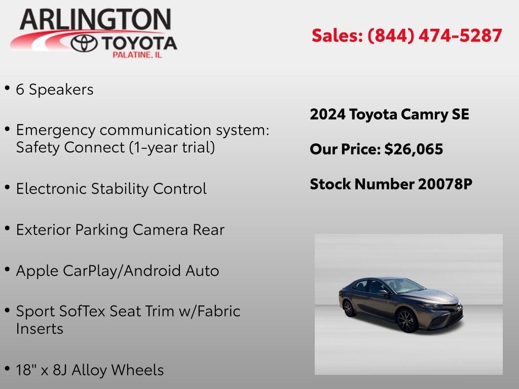 2024 Toyota Camry SE