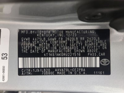 2024 Toyota Camry XSE