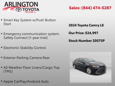 2024 Toyota Camry LE w/ Convenience and Weather Package