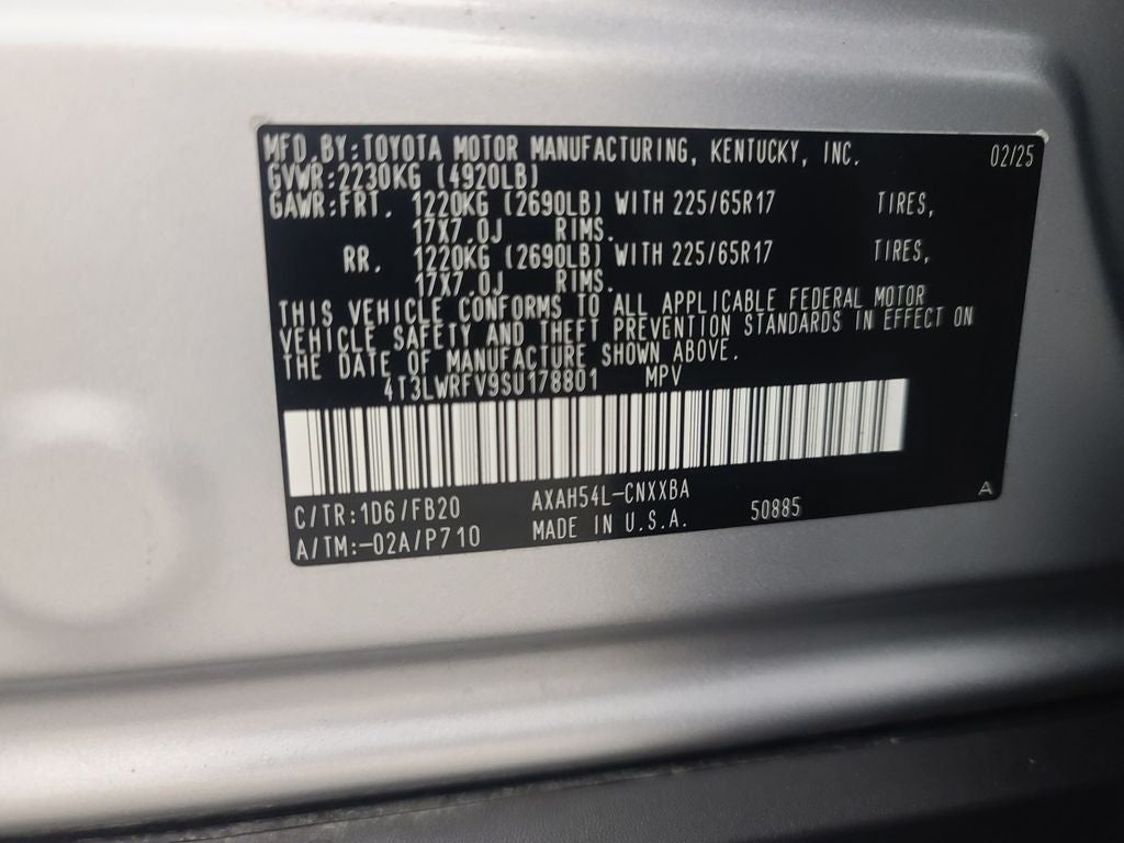 2025 Toyota RAV4 Hybrid LE