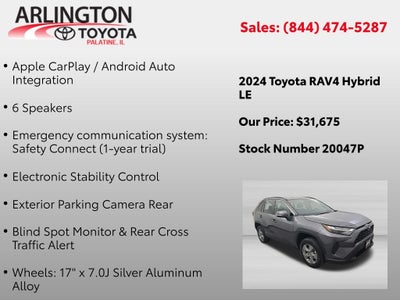 2024 Toyota RAV4 HYBRID LE