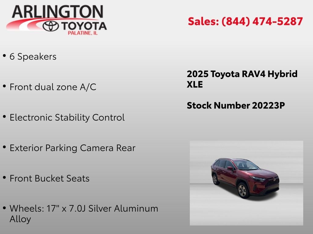 2025 Toyota RAV4 Hybrid XLE