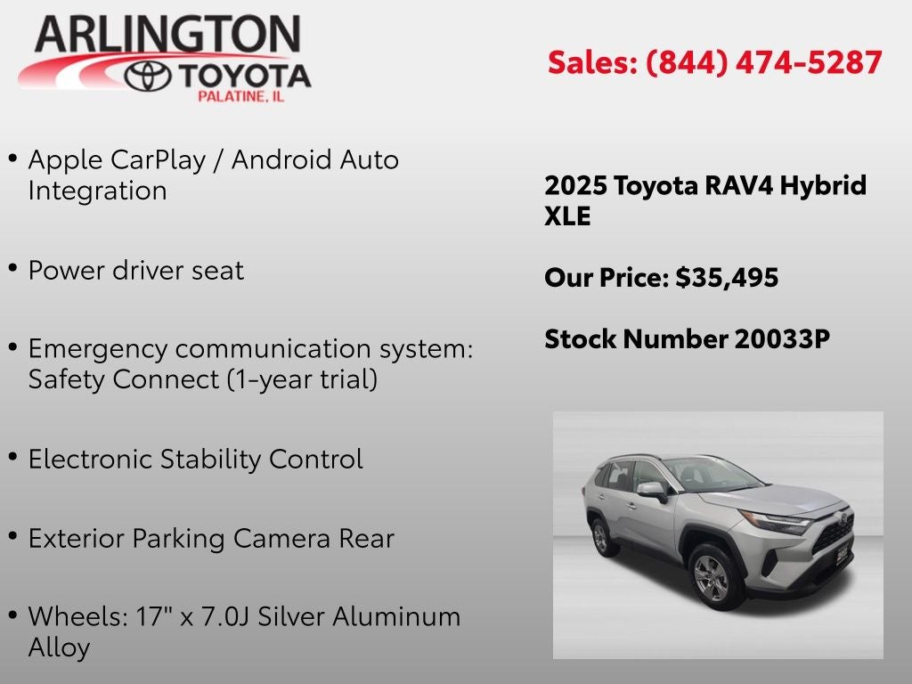 2025 Toyota RAV4 Hybrid XLE