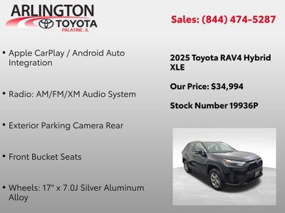 2025 Toyota RAV4 Hybrid XLE