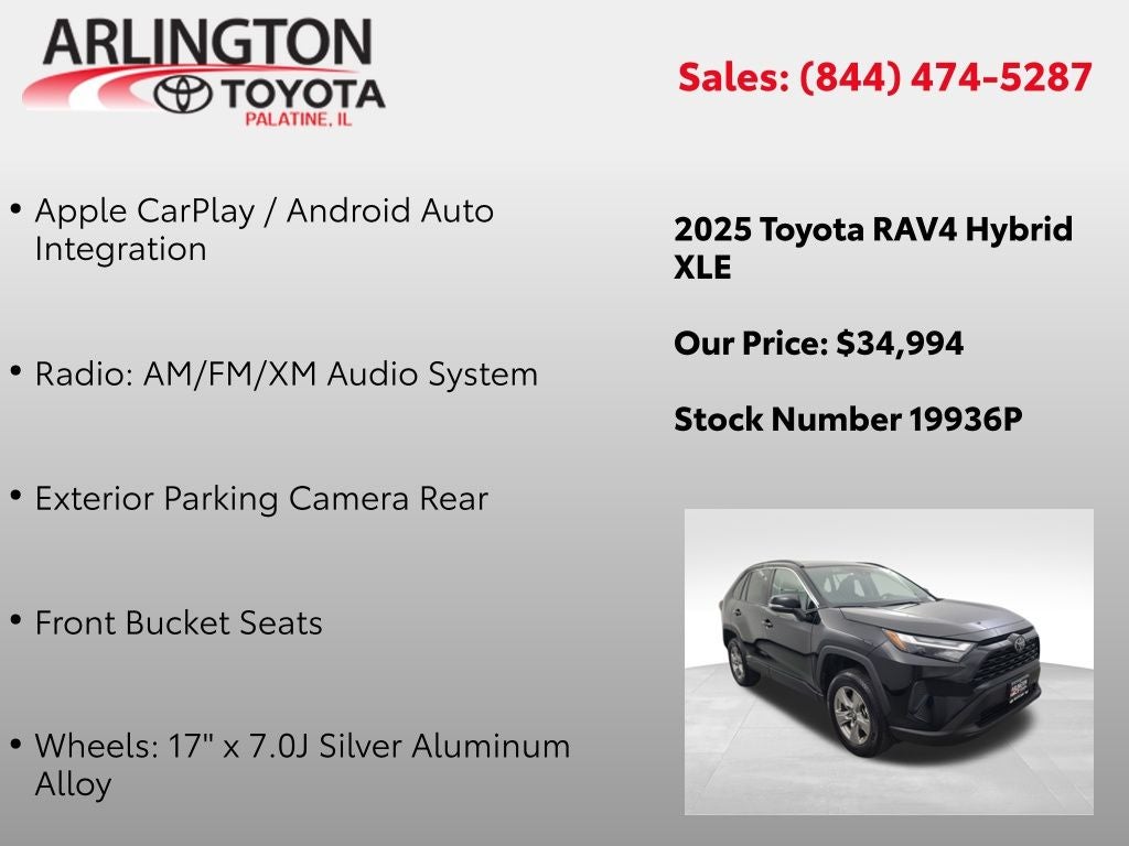 2025 Toyota RAV4 Hybrid XLE