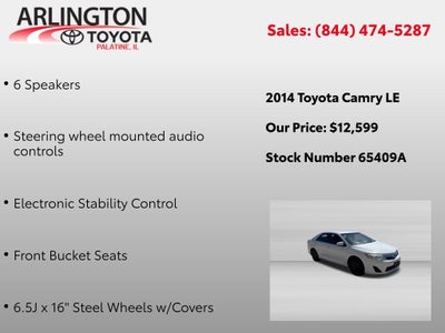 2014 Toyota Camry LE 2014.5