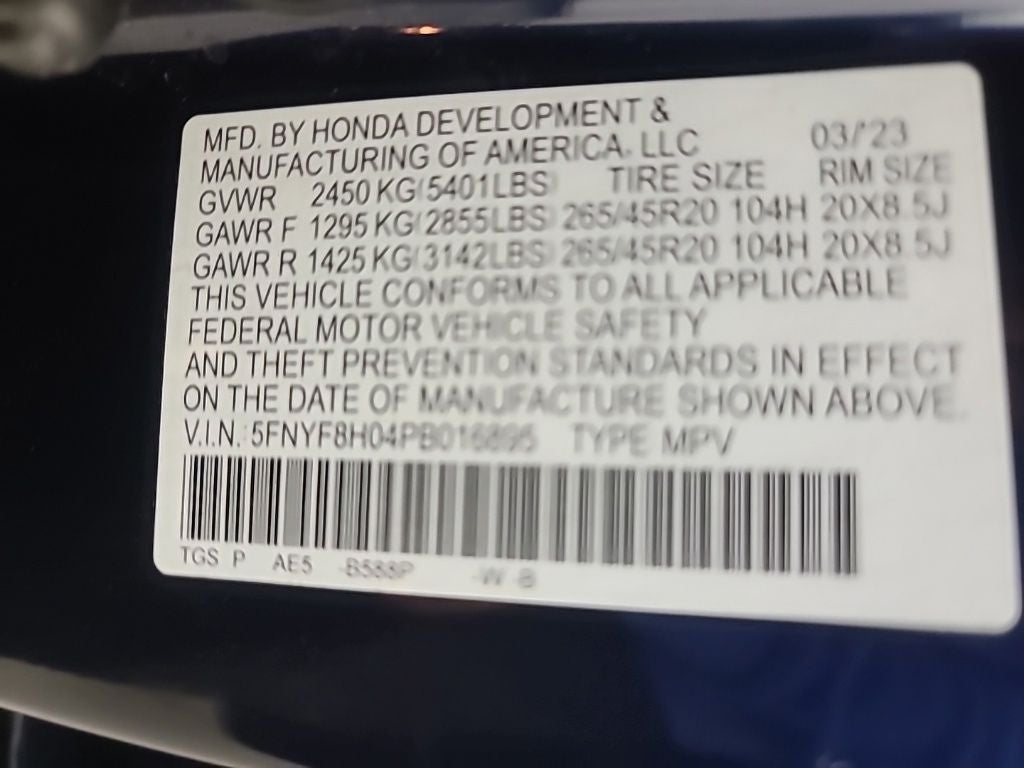 2023 Honda Passport Elite