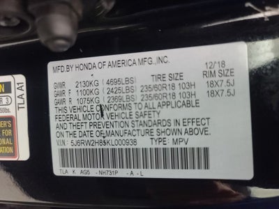 2019 Honda CR-V EX-L