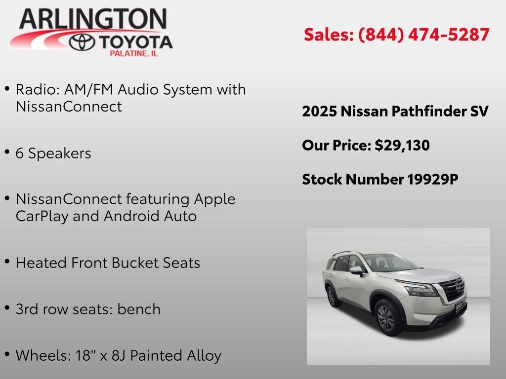 2025 Nissan Pathfinder SV