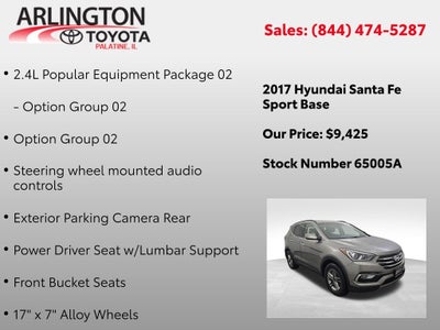 2017 Hyundai Santa Fe Sport 2.4 Base