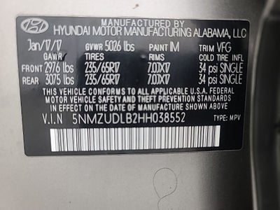 2017 Hyundai Santa Fe Sport 2.4 Base