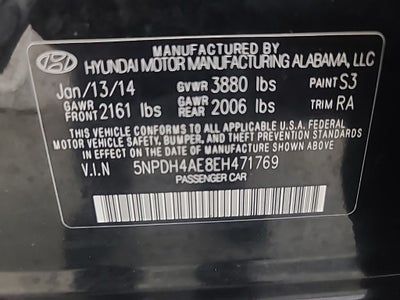 2014 Hyundai Elantra SE