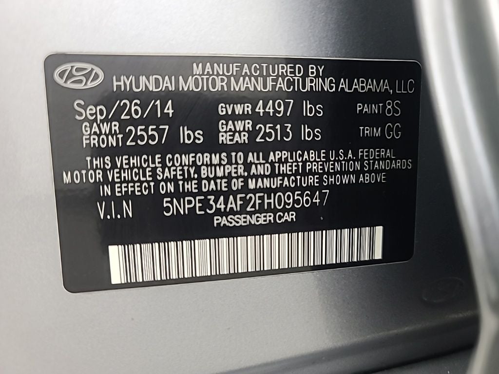 2015 Hyundai Sonata Limited