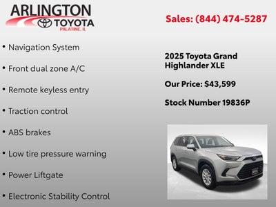2025 Toyota Grand Highlander XLE