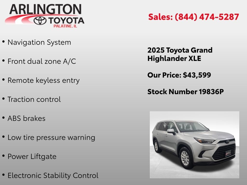 2025 Toyota Grand Highlander XLE