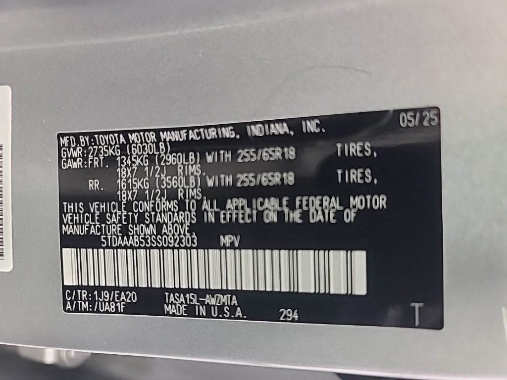 2025 Toyota Grand Highlander XLE