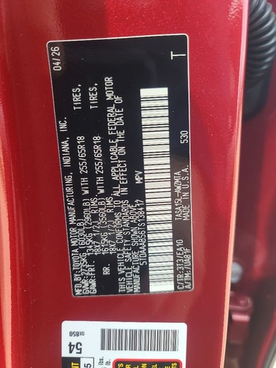2026 Toyota Grand Highlander XLE