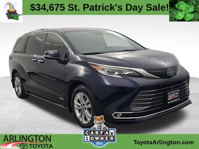 2021 Toyota Sienna Platinum 7 Passenger