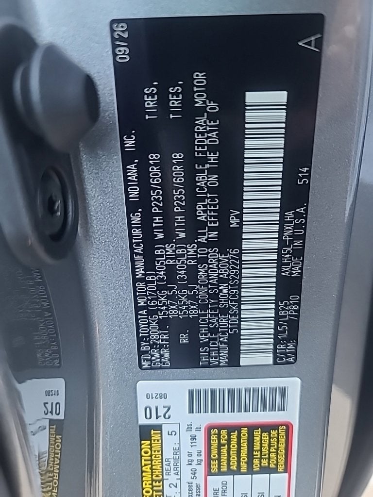 2026 Toyota Sienna Platinum