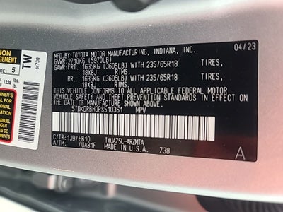 2023 Toyota Highlander XLE