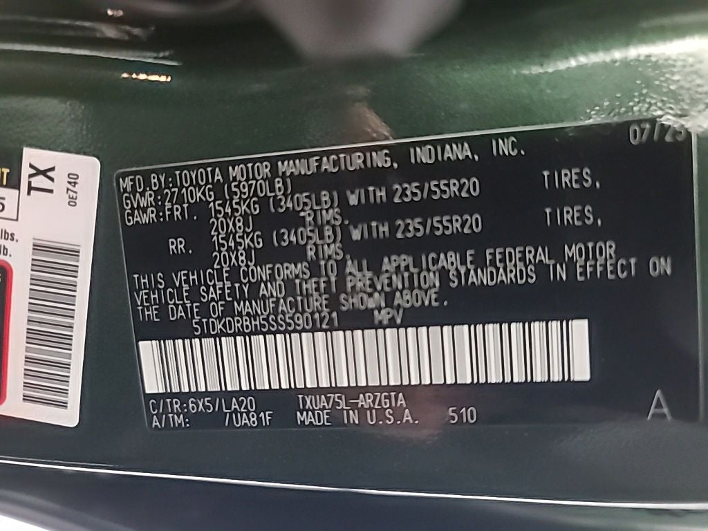 2025 Toyota Highlander Platinum