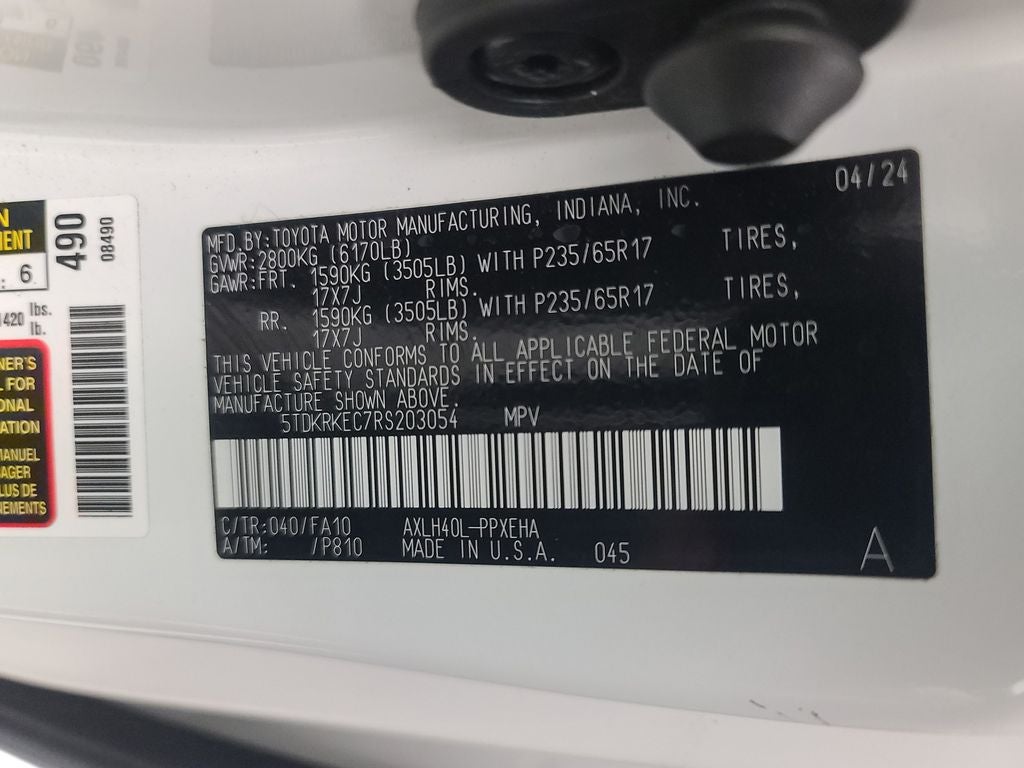 2024 Toyota Sienna LE 8 Passenger