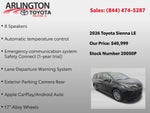 2026 Toyota Sienna LE 8 Passenger