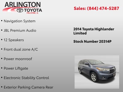 2014 Toyota HIGHLANDER Limited