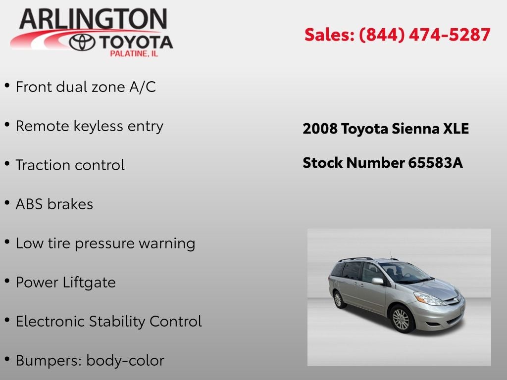 2008 Toyota SIENNA XLE
