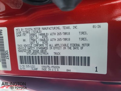 2026 Toyota Tundra SR5