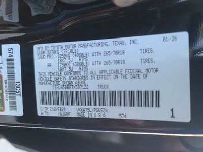 2026 Toyota Tundra SR5