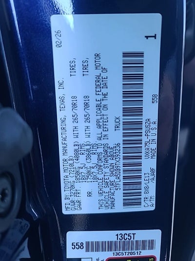 2026 Toyota Tundra SR5