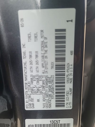 2026 Toyota Tundra SR5