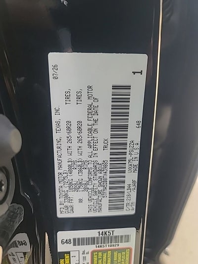 2026 Toyota Tundra 1794 Edition
