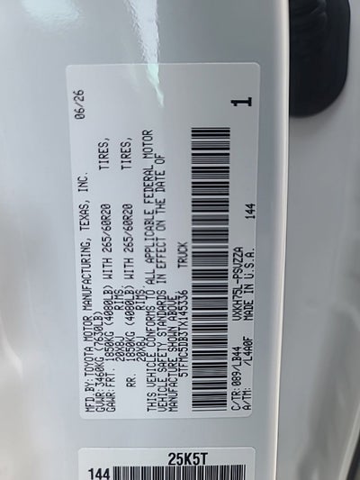 2026 Toyota Tundra i-FORCE MAX 1794 Edition i-FORCE MAX